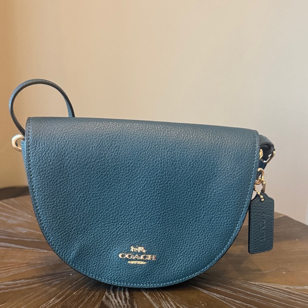 Coach Dark Teal Crossbody Bag